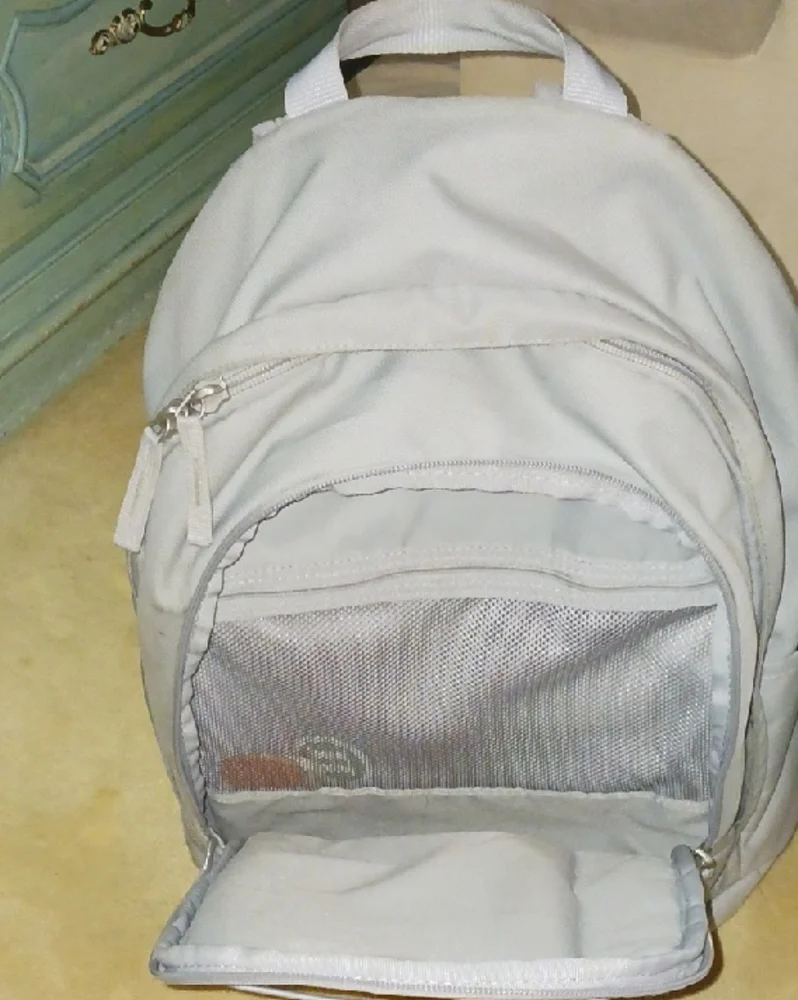 Nike Light Gray Backpack with Black Logo - Picture 7 of 10
